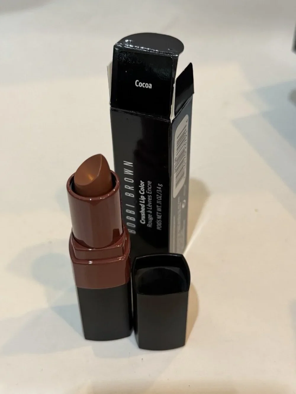 Bobbi Brown Crushed Lip Color Lipstick COCOA - Full Size 0.11 Oz. / 3.4 g